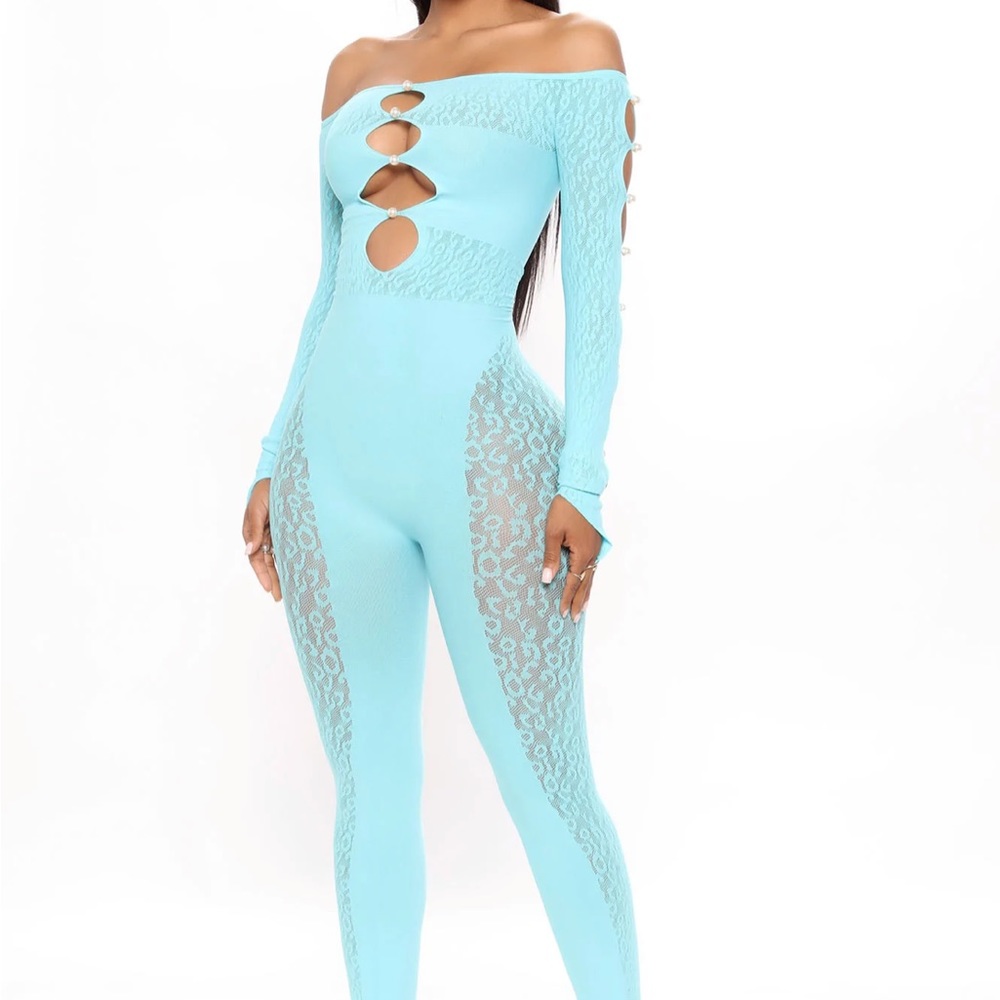 Sierra Seamless Jumpsuit - Aqua